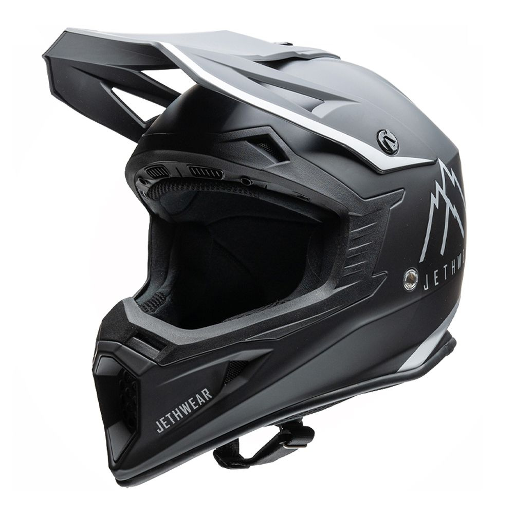 Jethwear Шлем для снегохода, цвет: черный, серый, размер: M #1