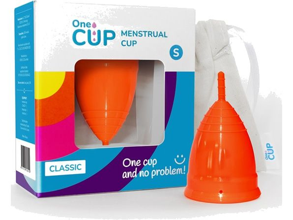 Менструальная чаша оранжевая OneCUP Classic orange #1