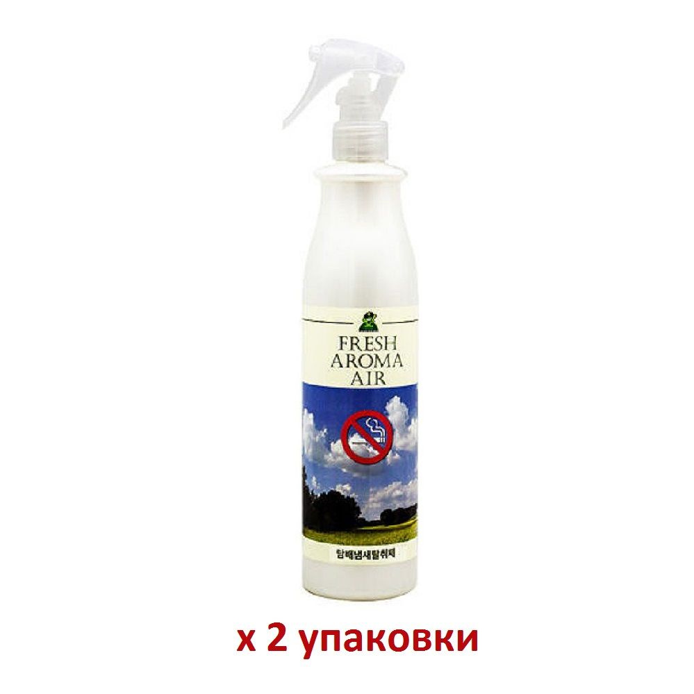 Освежитель воздуха Sandokkaebi жидкий Fresh Aroma Air Антитабак мята (380 мл) х 2 упаковки  #1