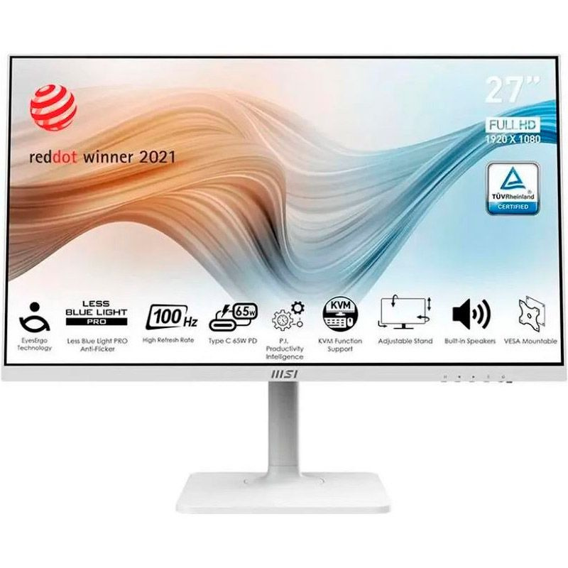 MSI 27" Монитор MSI MD272XPW White 9S6-3PB19H-099, белый #1