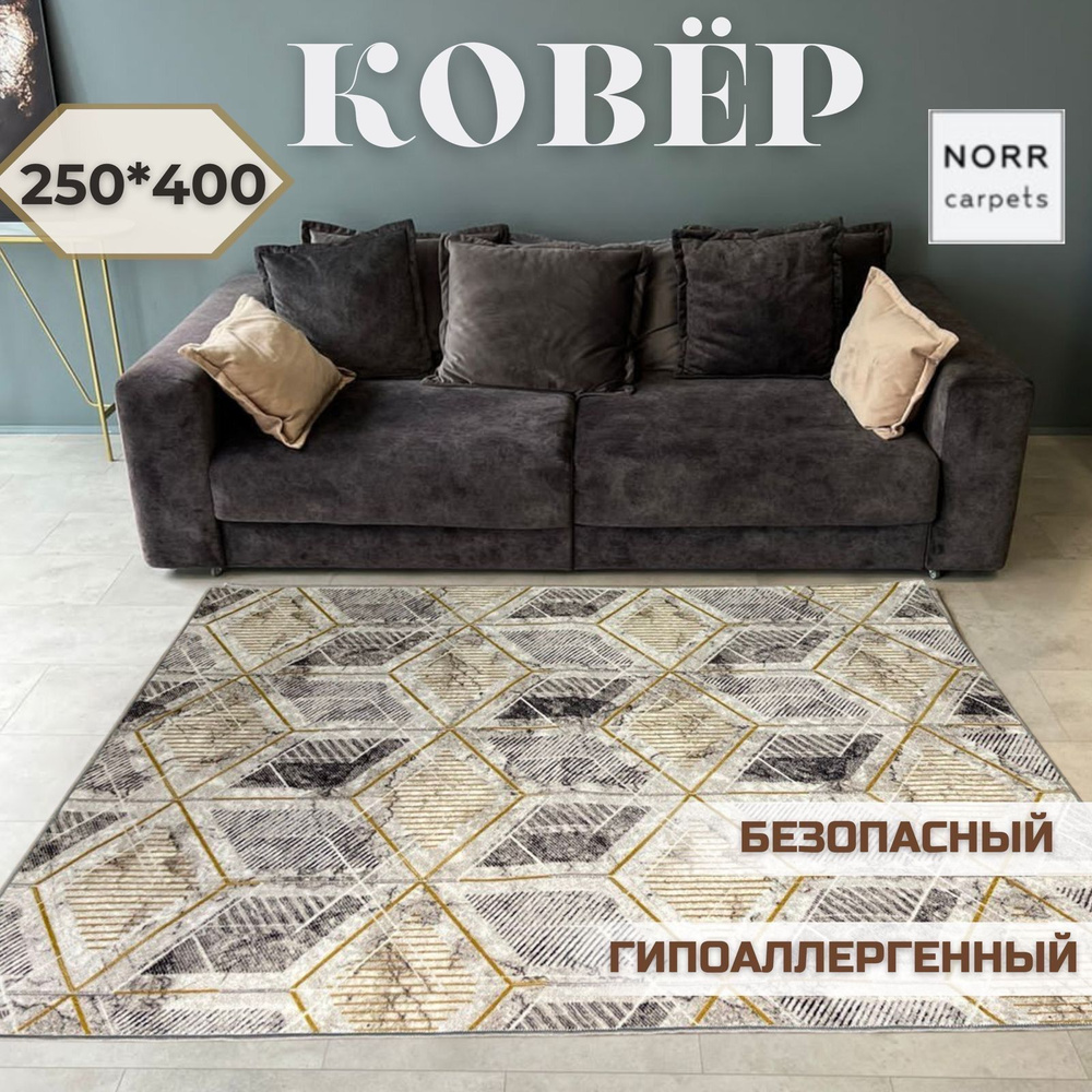 NorrCarpets Коврик придверный, 2.5 x 4 м #1