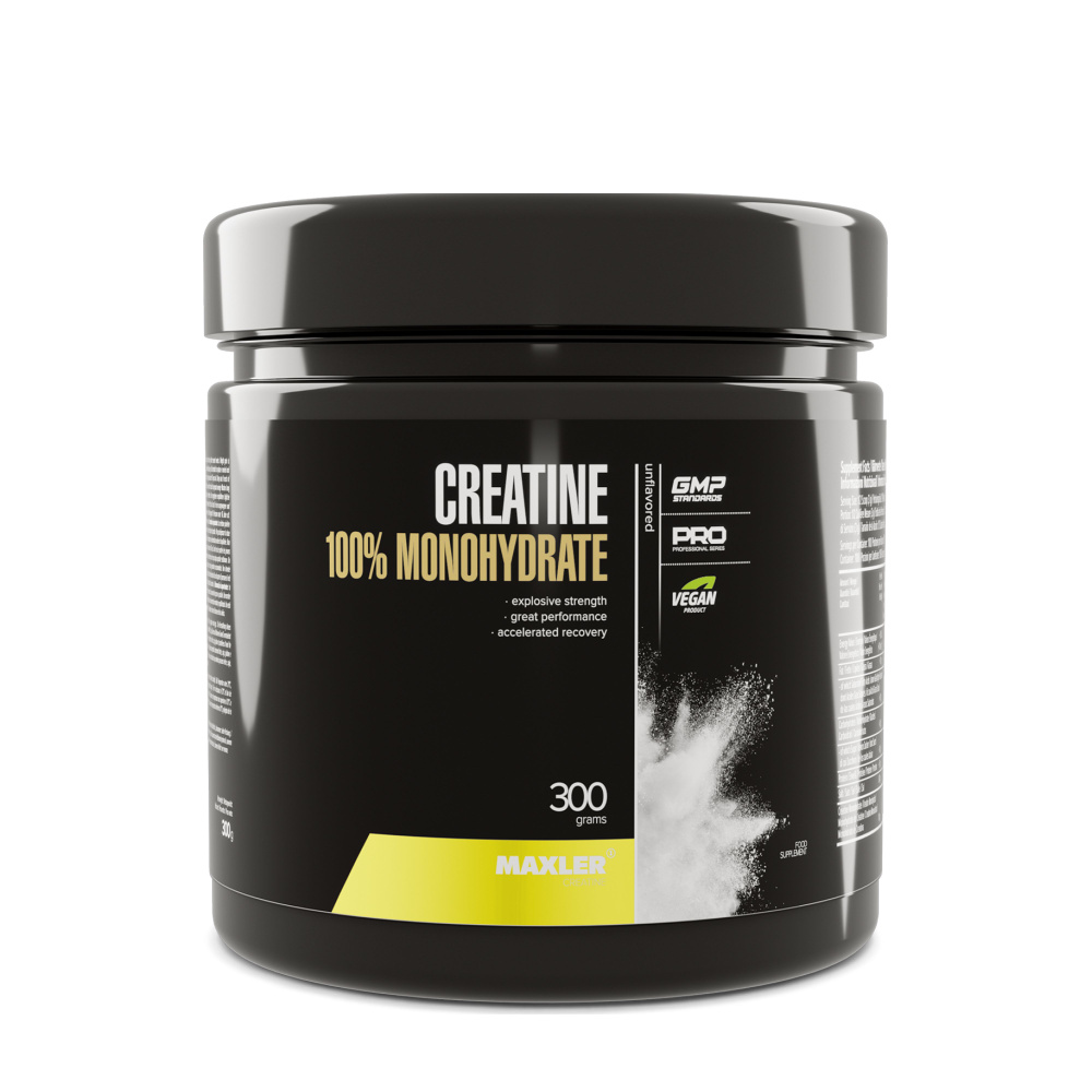 Креатин моногидрат Maxler 100% Creatine Monohydrate 300г #1