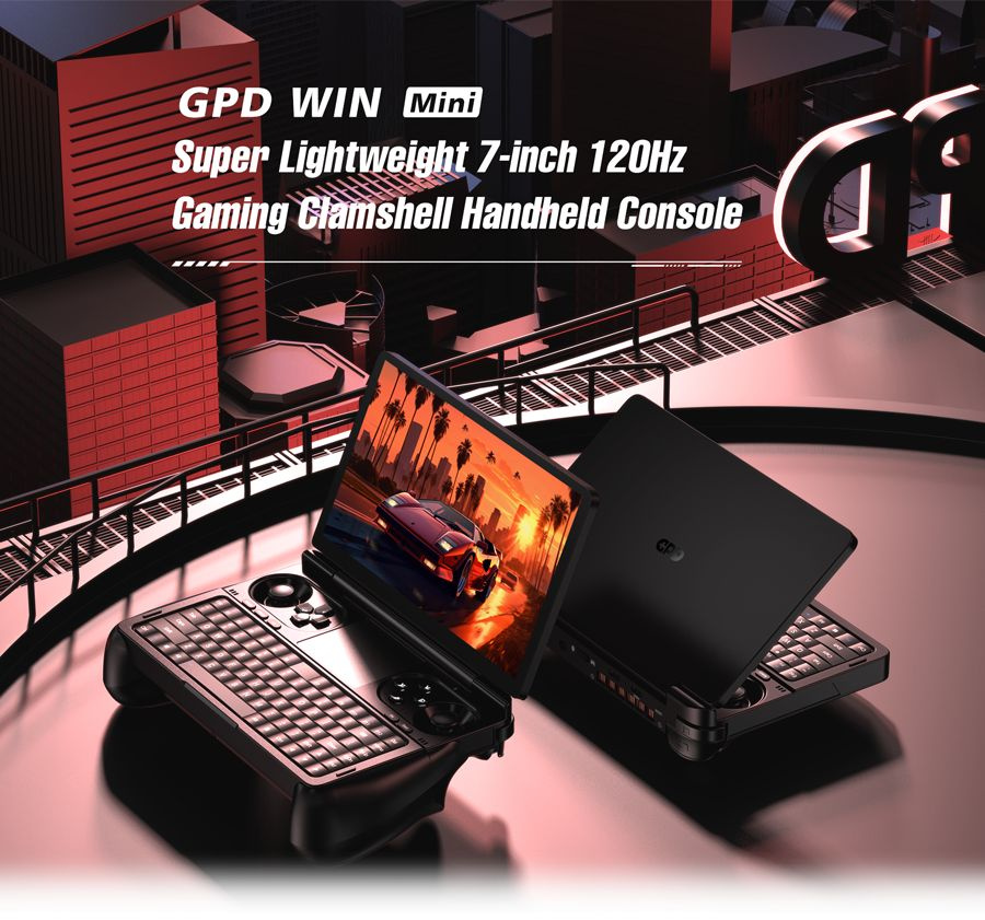 GPD WIN MINI 7840U Игровой ноутбук 7", RAM 32 ГБ, AMD Radeon 780M, Windows Home, (WIN MINI 8840U)  #1