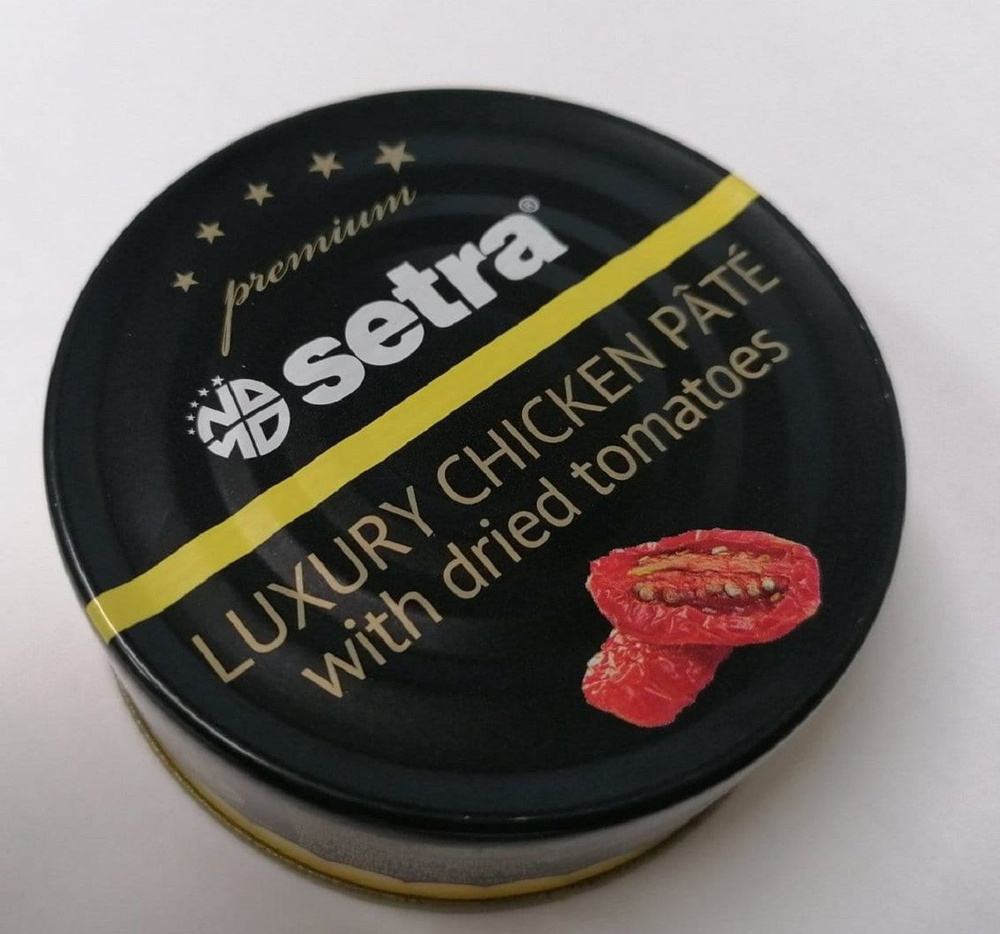 Паштет Setra куриный с вялеными томатами 100 г - купить с доставкой по ...