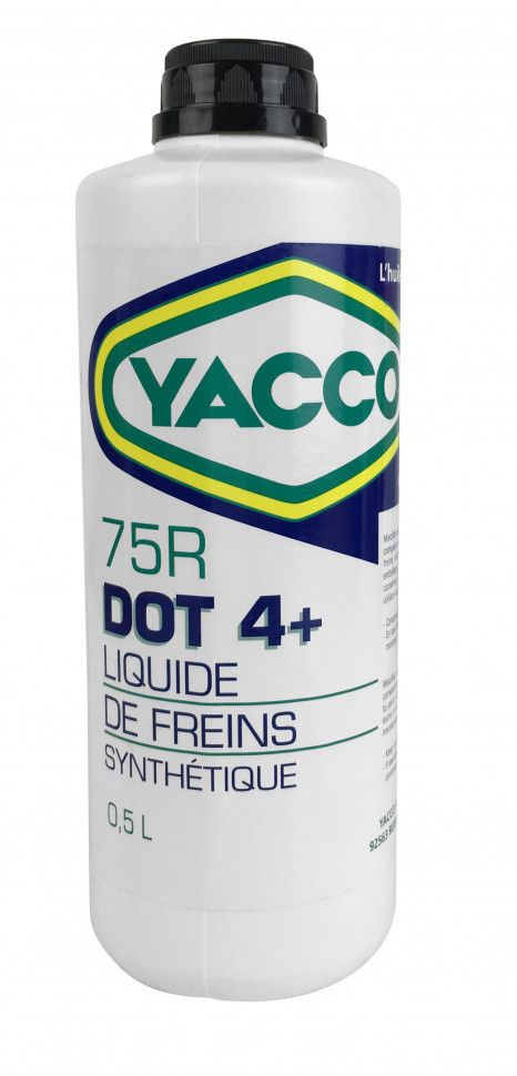 Тормозная жидкость YACCO 75R DOT 4+ SYNTHETIQUE, 500 гр. #1