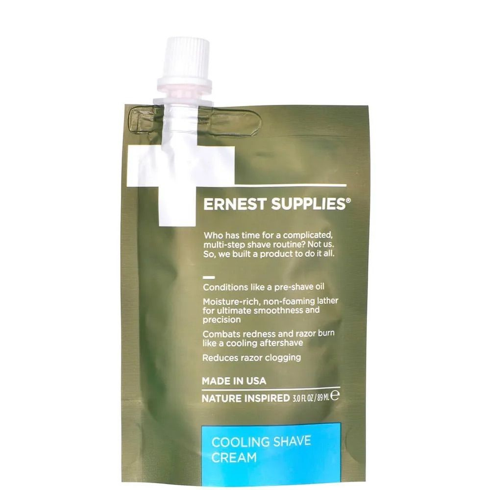 Ernest Supplies охлаждающий крем для бритья Cooling Shave Cream Tech Pack 89 мл  #1