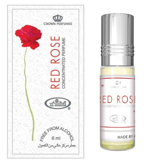 Масляные духи Красная Роза Аль Рехаб (Red Rose Al-Rehab), 6 мл Духи-масло  #1