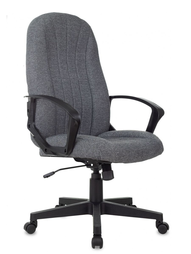 Кресло компьютерное офисное для руководителя Бюрократ T-898AXSN/3С1GR, ткань 3С1 темно-серая  #1