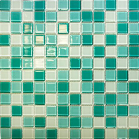 Elada Mosaic Плитка мозаика CB401 бирюзовый микс, коробка, 20 матриц, 1,8 кв.м. 30 см x 30 см, размер #1
