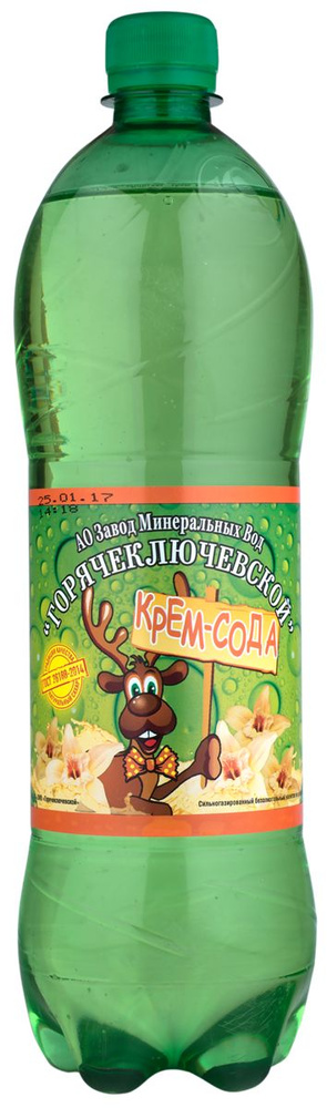 Напиток газ Горячий Ключ крем сода Горячеключевской ЗМВ п/б, 1 л (в заказе 1 штука)  #1
