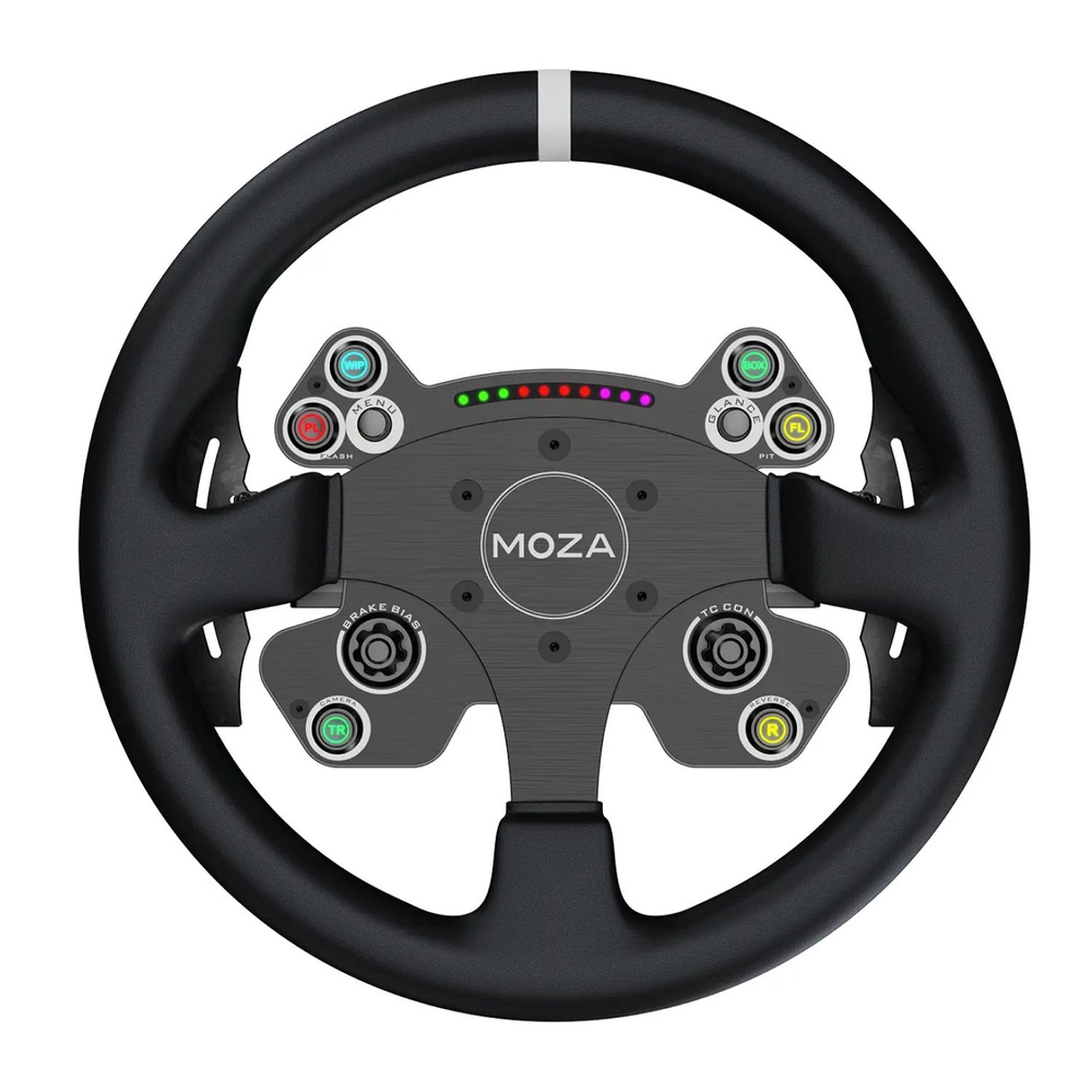 MOZA Racing CS V2P руль для симрейсинга (кожа), 330 мм, черный #1