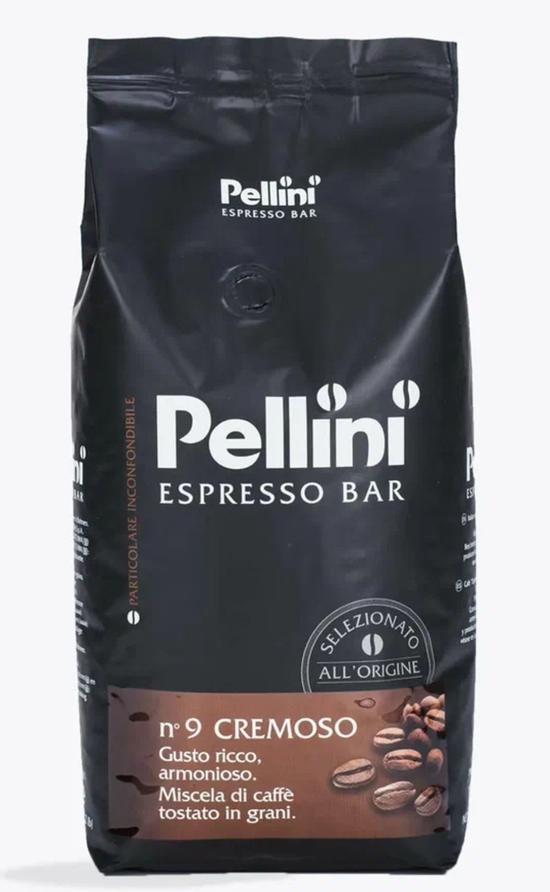 кофе в зернах PELLINI Espresso Bar CREMOSO 1000 гр #1