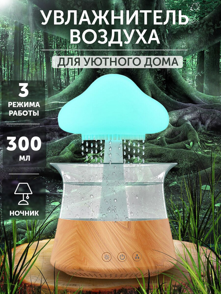 Увлажнитель воздуха гриб ультразвуковой для дома - купить с доставкой ...