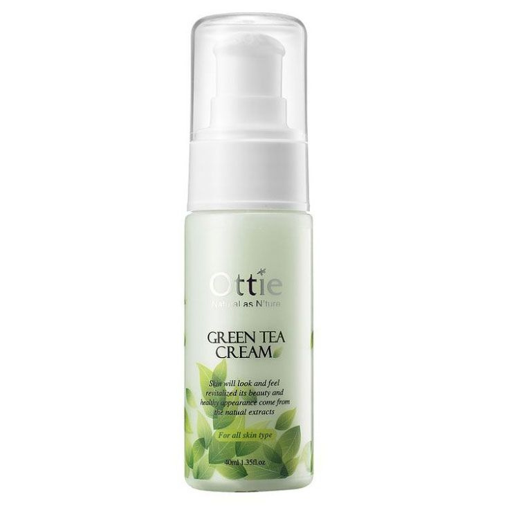 Крем для лица с зеленым чаем Ottie Green Tea Cream 40ml #1