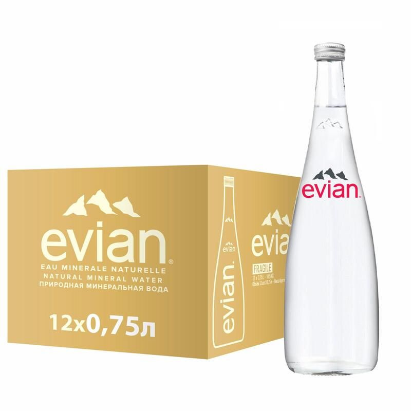 Evian Вода Минеральная Негазированная 700мл. 12шт #1