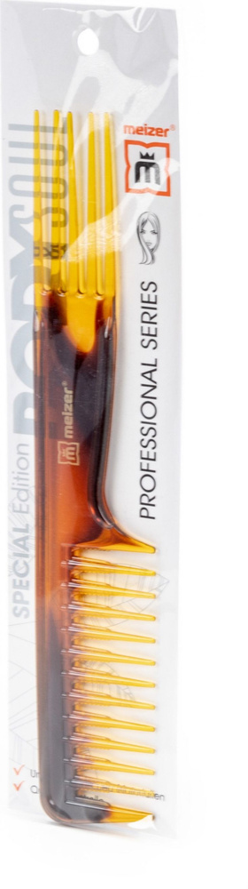 Расческа-гребень для волос Meizer / Мейзер с редкими зубьями пластиковый 21.8см / уход за волосами для #1