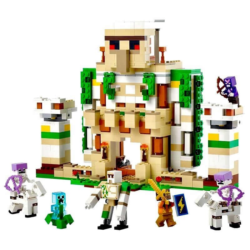 Конструктор Minecraft Игрушка Майнкрафт My World набор "Крепость" 998 деталей 5 фигурок ( лего совместимый #1