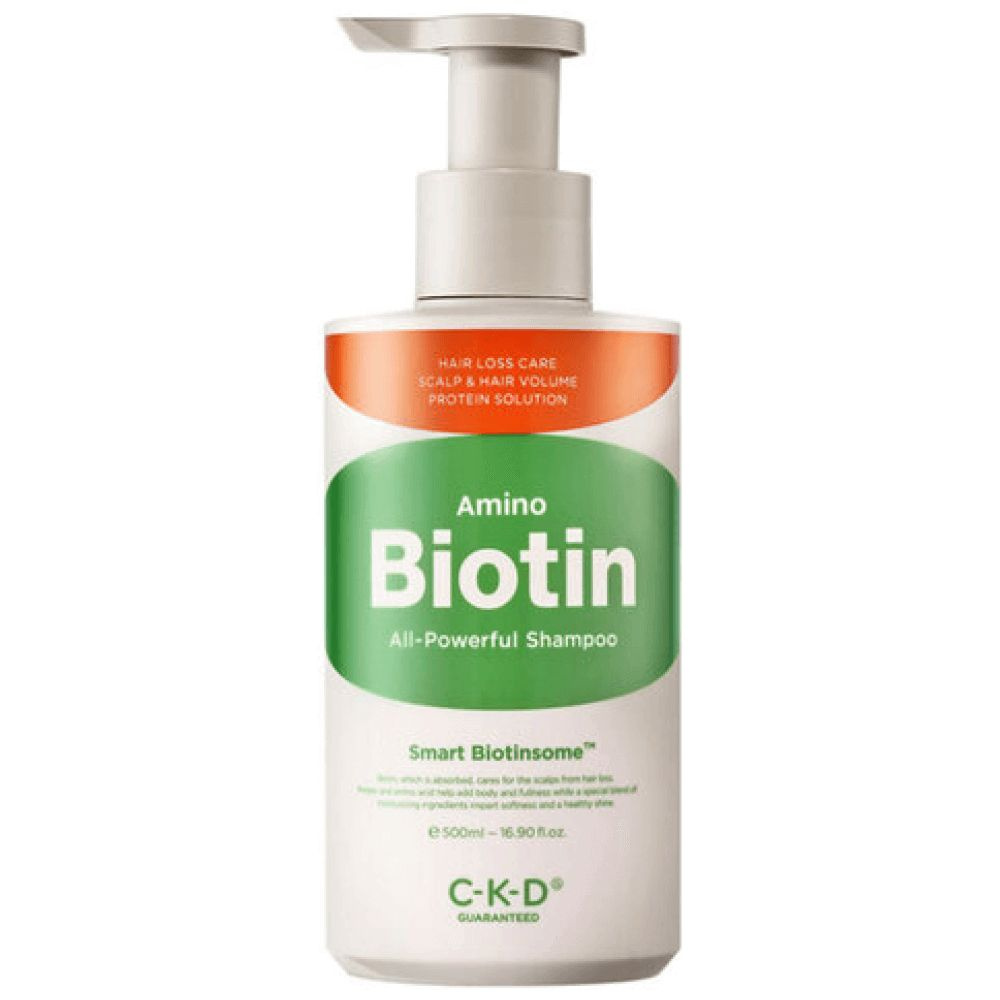 CKD Укрепляющий шампунь для волос против выпадения с биотином Amino Biotin All-Powerful Shampoo 500 мл. #1