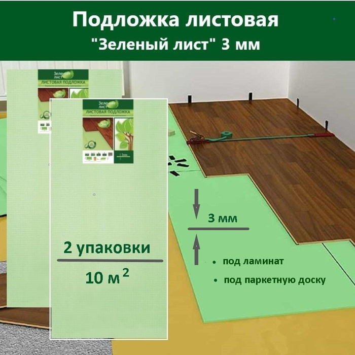Купить Листовую Подложку Под Ламинат 3
