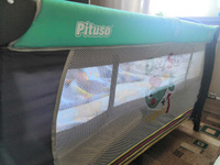 Манеж детский двухуровневый / манеж-кровать с лазом Pituso Granada 120x60 Grey/Серый #6, Ирина К.