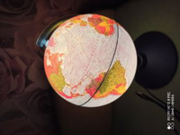 Глобус Земли Globen физический-политический, с LED-подсветкой, диаметр 21см. #50, Екатерина М.