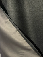Комплект штор блэкаут рогожка Dark night цвет темно-серый, Размер 200x240 - 2шт + сумка-шопер #89, Лилия У.