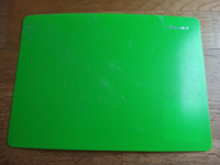 Доска / коврик для лепки Silwerhof Neon, А4, прямоугольная, пластик, зеленая, толщина 1000 мкм #59, Евгения К.