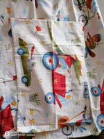 Детский комплект постельного белья Аистёнок с простыней на резинке 80х160 см, Поплин, Вид №14 #142, Лидия Л.