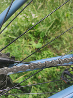 Цепь велосипедная 7 / 8 (21-24) скоростей 1/2"х3/32" 112 звеньев, соединительный пин 7,4мм, TRIX коричневая цепь для велосипеда #7, Ольга Х.