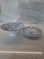 Homium Уют и тепло в каждый дом Тарелка Япония - посуда для дома "Эдохиган ", 4 шт, Керамика #66, Мария Н.