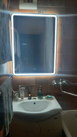 Зеркало MARTA (60 х 80) для ванной с LED-подсветкой, с сенсором на прикосновение #56, Елена Б.