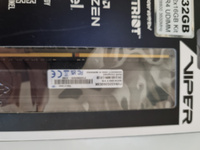 Patriot Memory Оперативная память Viper Blackout DDR4 3600 МГц 2x16 ГБ (PVB432G360C8K) #4, Антон А.