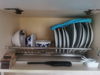 Сушилка для посуды из нержавейки в шкаф 60см с поддоном #7, Алексей Б.