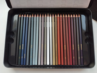 Карандаши цветные 72 цвета Brutfuner Oily Colored Pencils масляные деревянные заточенные квадратного сечения в металлической коробке #8, Сабина С.