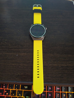 Силиконовый ремешок для часов 22мм Браслет 22 мм для смарт-часов Samsung Galaxy Watch , Gear S3 / Amazfit Pace , Stratos , GTR / Huawei Honor Watch / Xiaomi Haylou , Mibro / Realme - Ремень 22mm #80, Александр С.