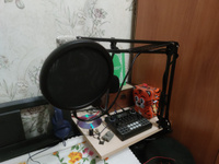Студийный конденсаторный микрофон, BM-800, белый с серебром, набор #2, Калиев А.