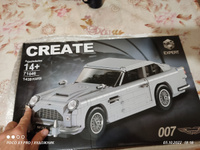 Конструктор для мальчика Автомобиль Джеймса Бонда Aston Martin DB5 / совместим с лего Creator / детская машинка игрушка / подарок мальчику #56, Сергей П.