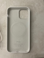 Чехол-накладка для iPhone 12, 12 Pro / Slicone Case MagSafe / Цветная анимация / White #3, Анастасия С.