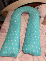 Декоративная наволочка на u-образную подушку для беременных140х90 см #6, Ксения О.