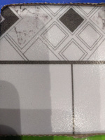 Самоклеящиеся панели для стен и пола, ПВХ плитка, Коллекция Плитка цвет Марбелла, 30х60см, 17 шт., площадь 3,06 м2 #17, Оксана Н.