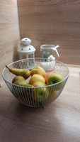 Shiny Kitchen, Фруктовница, ваза для фруктов, корзина для фруктов, Белая #110, Лариса С.