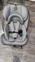 Автокресло детское AMAROBABY Brilliant ISOFIX класс D, группа 0+/1/2/3, 0-36 кг, (0-12 лет), серый #12, Марина Д.