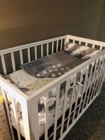 Бортик-коса защитный в кроватку новорожденного "Косичка" из хлопкового велюра 230см из 4-х лент #15, Александра Б.