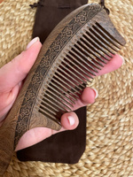 Расческа деревянная для волос, гребень массажный из натурального сандалового дерева #35, Екатерина Л.