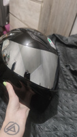 Визор стекло для шлема AGV K1 K3SV K5, хром #3, Ольга С.