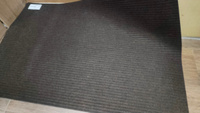 Коврик придверный вырезной влаговпитывающий icarpet Ребристый ТПР 80х120 мокко/ Коврик в прихожую/ Коврик для автомобиля вырезной #58, Евгений К.
