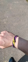 Браслет силиконовый на руку НБА Коби Брайант, желто-фиолетовый #18, Алексей К.