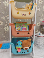 Стеллаж для игрушек пластиковый детский ZoomLife, комод для игрушек с 4 ящиками в детскую комнату на колесах #6, Наталия П.
