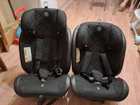 Автокресло детское AMAROBABY Brilliant ISOFIX класс D, группа 0+/1/2/3,0-36 кг, (0-12 лет), черный #17, Екатерина К.