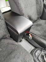Подлокотник автомобильный Лада Веста седан, универсал (Lada Vesta) 2015-2022, подлокотник для автомобиля из экокожи, + бокс (бар) #8, Радик Н.